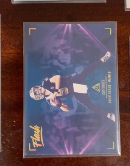 2020 Panini Luminance Flash #F19 Drew Brees — front
