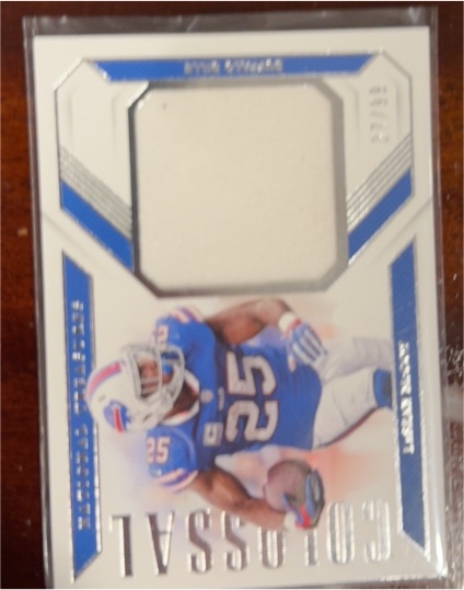 2016 Panini Spectra Immense Materials #17 Karlos Williams — front