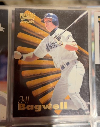 1996 Pinnacle Zenith #24 Jeff Bagwell — front