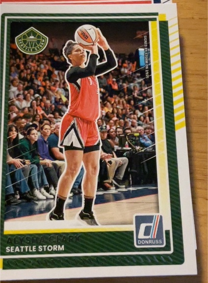 2025 Donruss WNBA #61 Alysha Clark — front