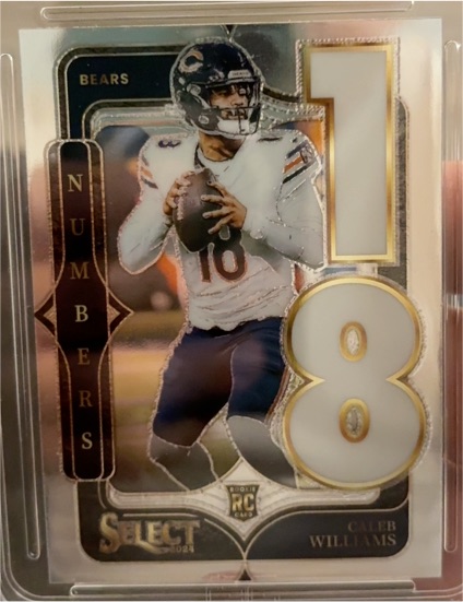 2024 Panini Select Numbers #19 Caleb Williams — front