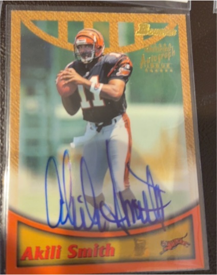 1999 Bowman #A2 Akili Smith — front