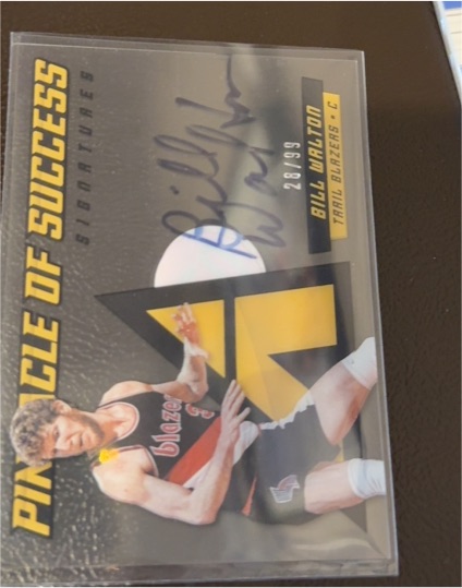 2013-14 Pinnacle Pinnacle of Success Signatures #20 Bill Walton — front
