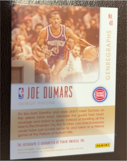 1993-94 NBA Hoops #40 Joe Dumars — front