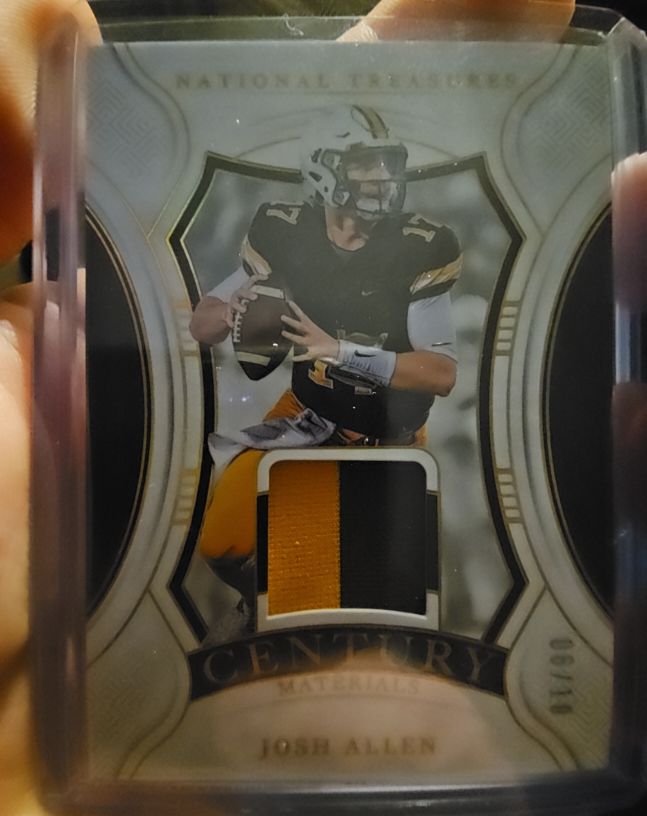 2024 Panini National Treasures Century Materials #CM-JA Josh Allen — front