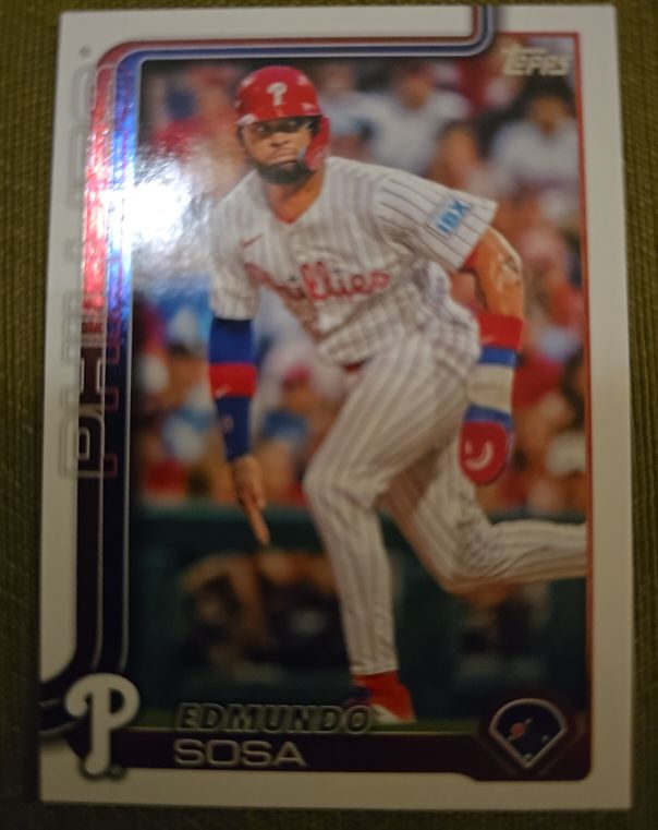 2025 Topps #489 Edmundo Sosa — front