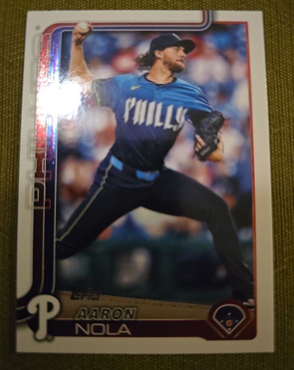 2025 Topps Chrome #286 Aaron Nola — front