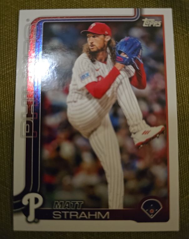 2025 Topps Philadelphia Phillies #PHI-14 Matt Strahm — front