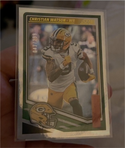 2025 Panini Score #248 Christian Watson — front