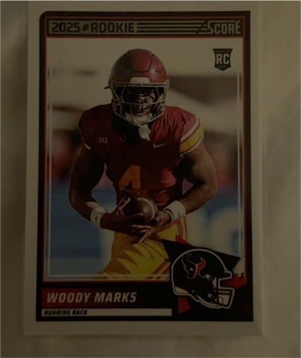 2025 Panini Score #43 Woody Marks — front