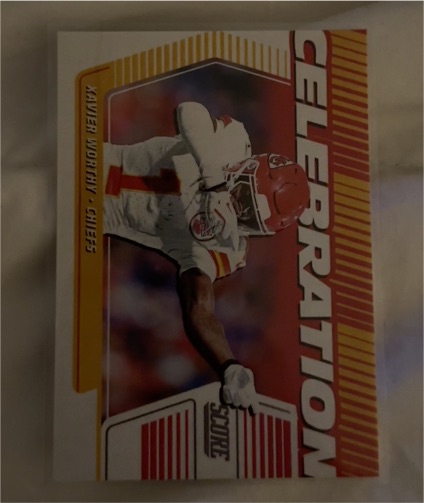 2025 Score Celebration #C-XWY Xavier Worthy — front
