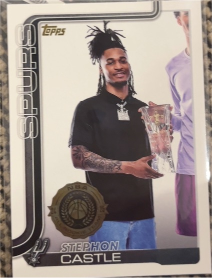 2025-26 Topps #197 Stephon Castle — front