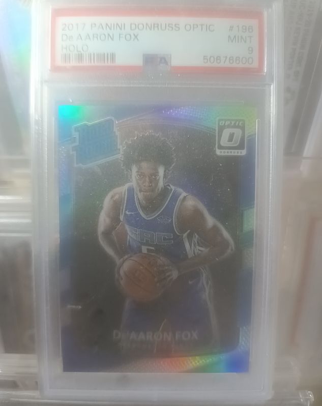 2017 Panini Donruss Optic #196 De'Aaron Fox — front