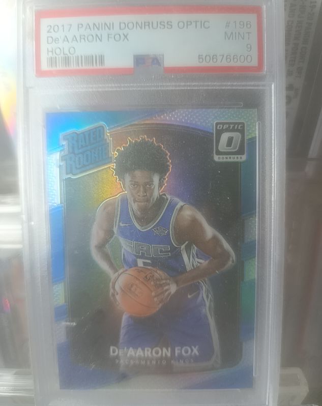2017 Panini Donruss Optic #196 De'Aaron Fox — front