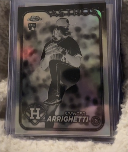 2024 Topps Chrome Update #USC17 Spencer Arrighetti — front