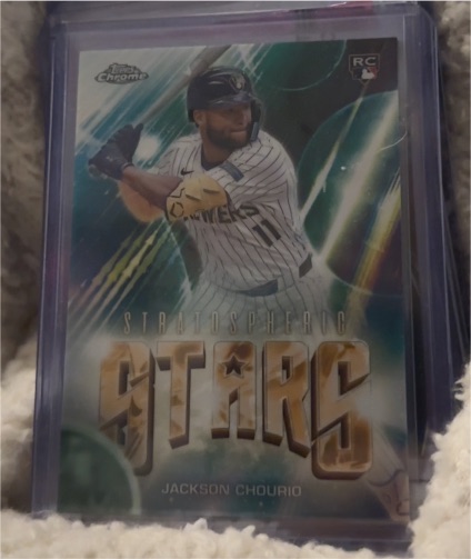 2024 Topps Chrome Update #SSC-17 Jackson Chourio Stratospheric Stars — front