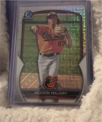 2023 Bowman Chrome #BCP-227 Jackson Holliday — front