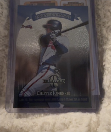 1997 Leaf Limited Counterparts Chipper Jones — front