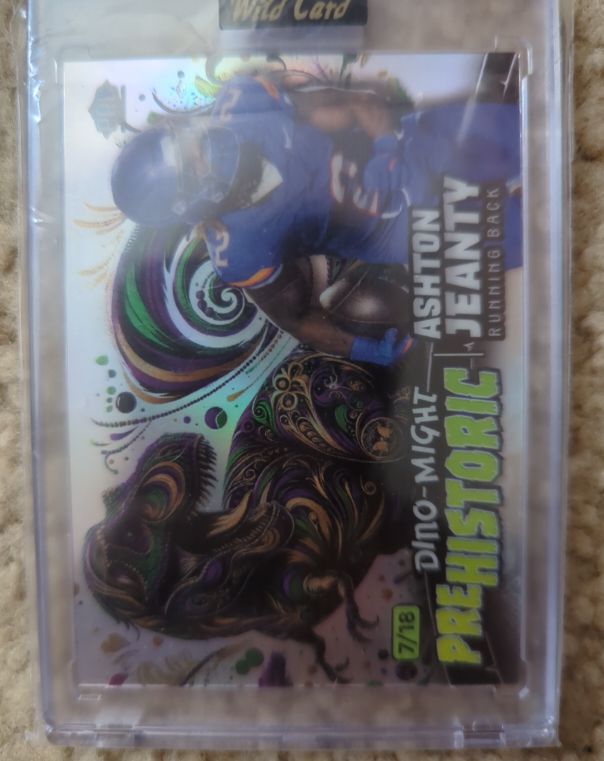 2024 Wild Card Dino-Might Prehistoric #7 Ashton Jeanty — front