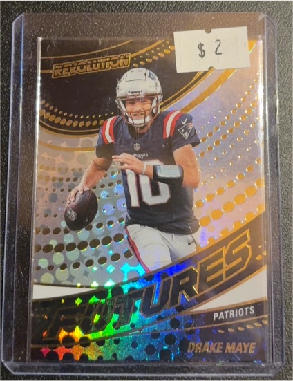 2025 Panini Revolution #6 Drake Maye Futures — front