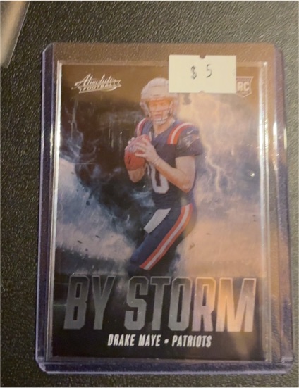 2024 Panini Absolute - By Storm #BS-DME Drake Maye (RC) — front