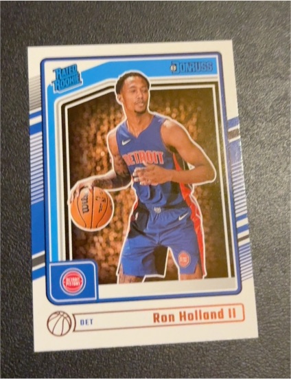 2024-25 Donruss #236 Ron Holland II Rated Rookie Detroit Pistons — front
