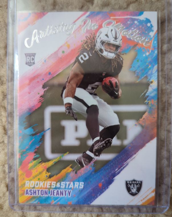 2025 Panini Rookies & Stars #10 Ashton Jeanty Artistry in Motion — front