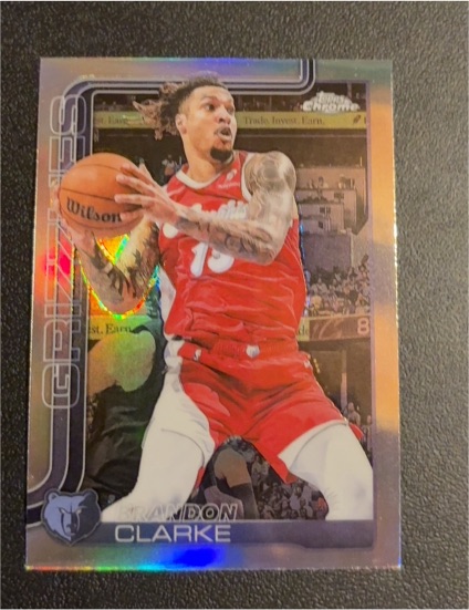 2025-26 Topps Chrome #133 Brandon Clarke — front