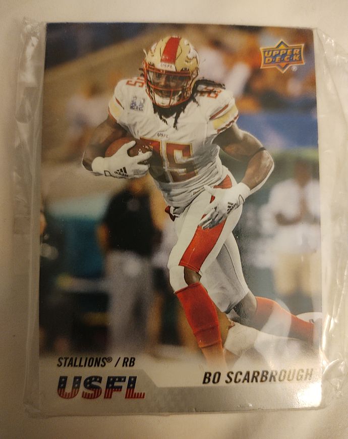 2023 Upper Deck USFL Bo Scarbrough — front