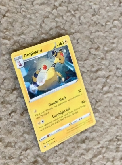 2021 Pokémon Chilling Reign #049 Ampharos — front