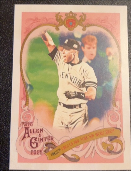 2025 Topps Allen & Ginter #SV-22 Derek Jeter Sweet Victory — front