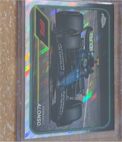 2024 Topps Chrome Formula 1 #83 Fernando Alonso — front