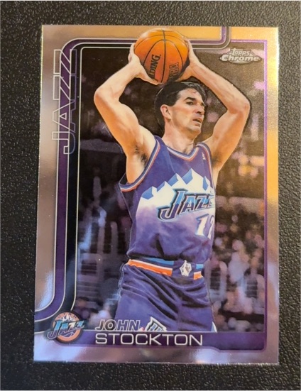 2025-26 Topps Chrome #250 John Stockton — front
