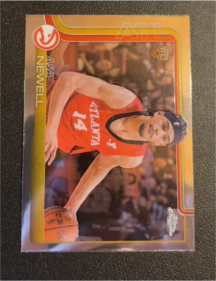 2025-26 Topps Chrome #273 Asa Newell — front