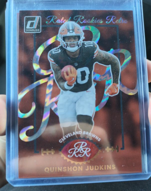 2025 Panini Donruss Rated Rookies Retro #5 Quinshon Judkins — front