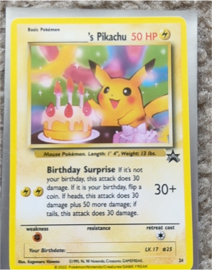 2000 Wizards Black Star Promo #24 ______'s Pikachu — front