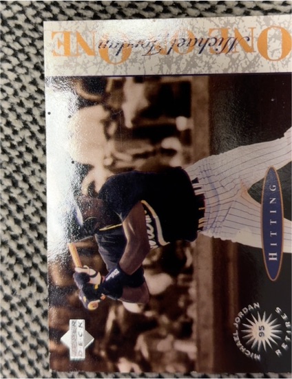 1995 Upper Deck Minor League #3 Michael Jordan — front