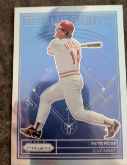 2023 Panini Prizm #TB4 Pete Rose The Blueprints — front