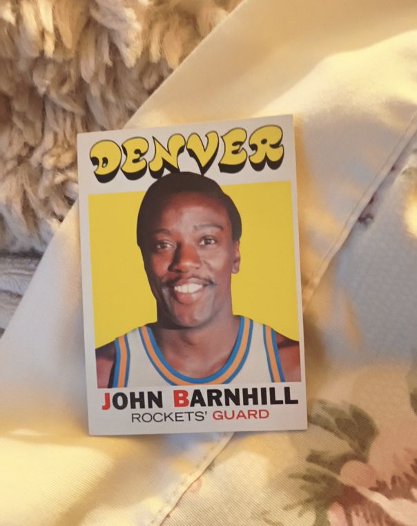 1971-72 Topps Basketball #222 John Barnhill — front