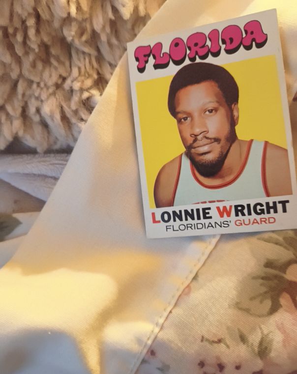 1971-72 Topps Basketball #206 Lonnie Wright Florida Floridians — front