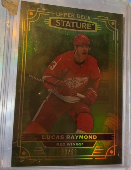 2022-23 Upper Deck Stature #41 Lucas Raymond — front