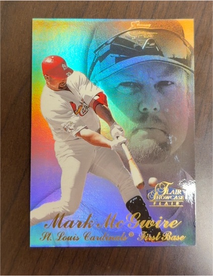 1998 Flair Showcase #9 Mark McGwire — front