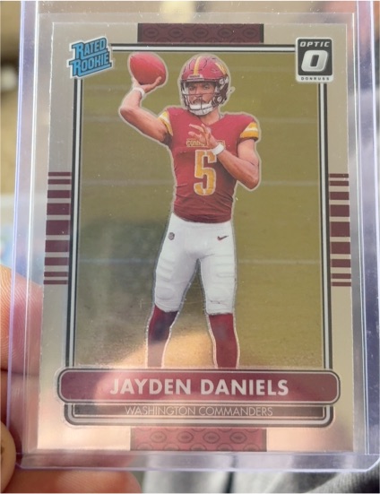 2024 Donruss Optic #2 Jayden Daniels 2014 Retro Series — front