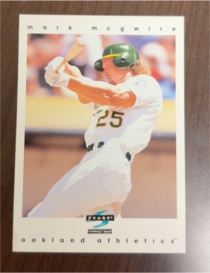 1997 Score #187 Mark McGwire — front