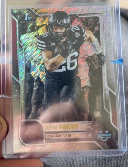2025 Bowman Chrome University #55 Carson Hansen — front