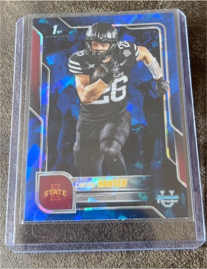 2025 Bowman Chrome University #55 Carson Hansen — front