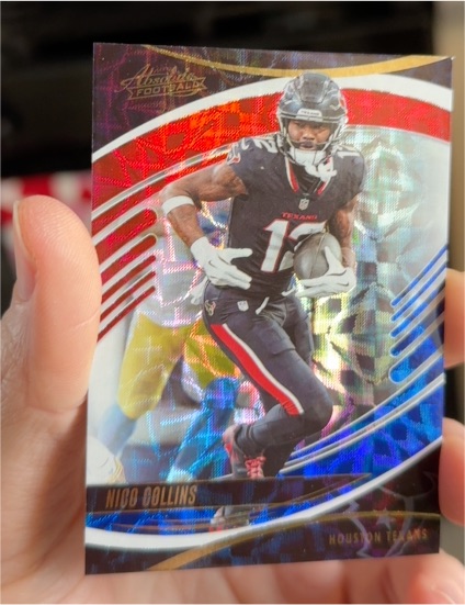 2024 Panini Absolute Red White & Blue Prizm #138 Nico Collins — front