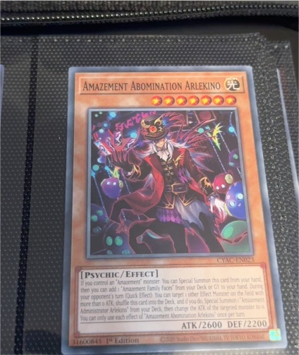2022 Yu-Gi-Oh! CYAC-EN024 Amazement Abomination Arlekino — front