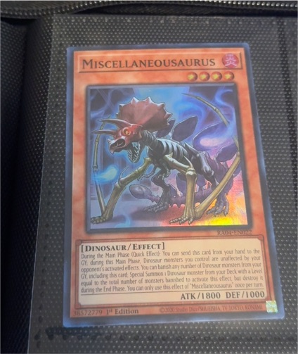 Yu-Gi-Oh! RA04-EN022 Miscellaneousaurus — front