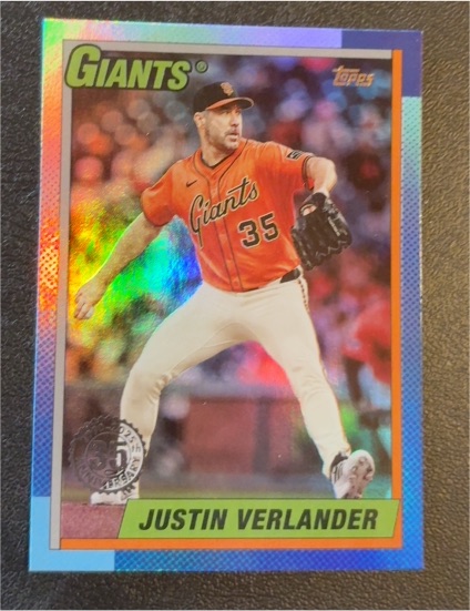2025 Topps Update #U90-10 Justin Verlander — front